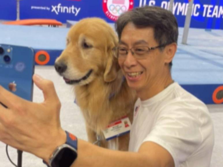 ¿Quién es Beacon, el perro terapia que forma parte del team USA de gimnasia?