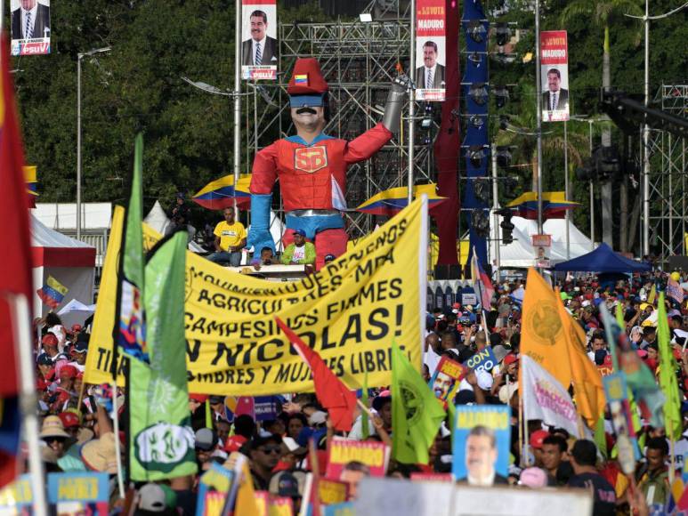 Así se vivió el cierre de campaña presidencial en Venezuela