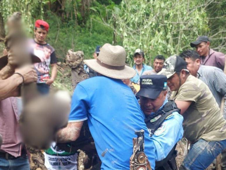 Muerte, personas soterradas y destrucción: lluvias provocan caos en Intibucá