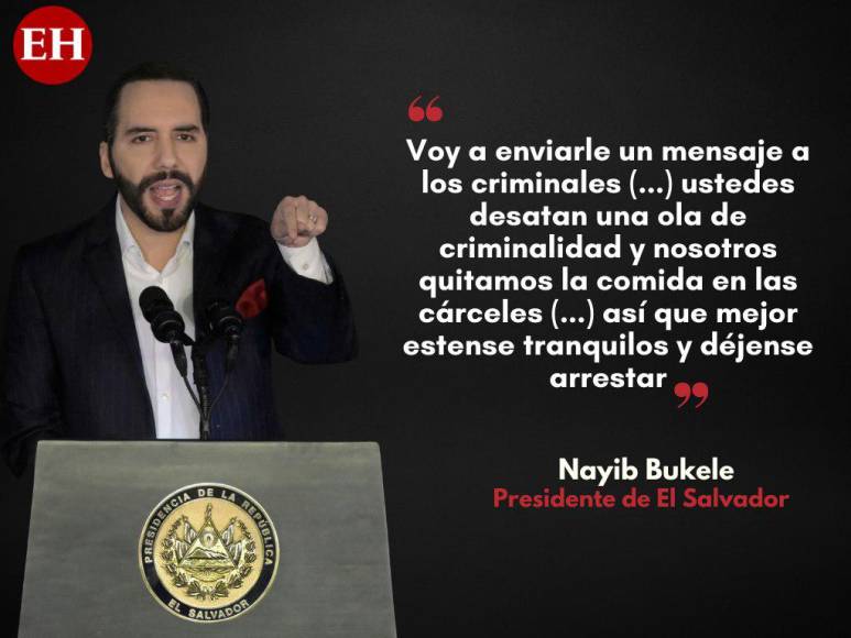 Las advertencias de Nayib Bukele a los pandilleros en El Salvador