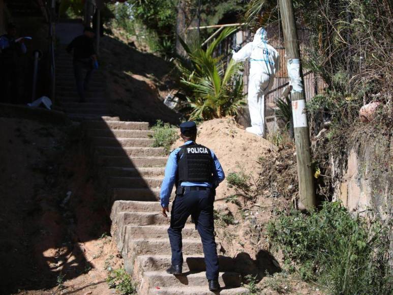 Escena del crimen: dos hombres son acribillados en la colonia Los Pinos