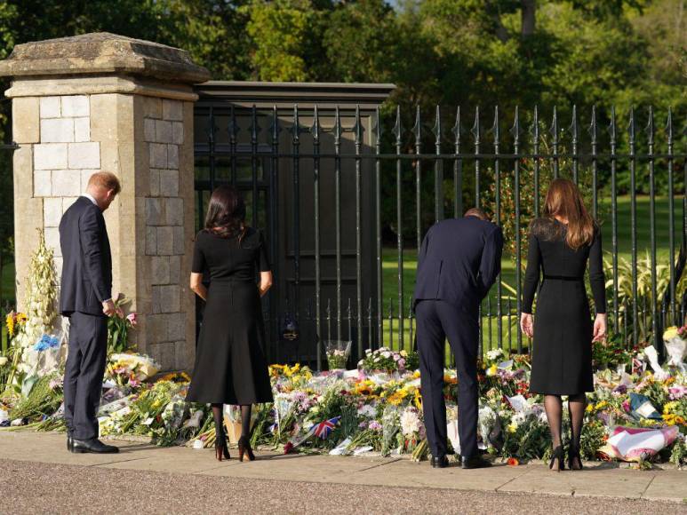 Meghan Markle, Kate Middleton y los príncipes William y Harry: Reunidos por la muerte de la reina Isabel II