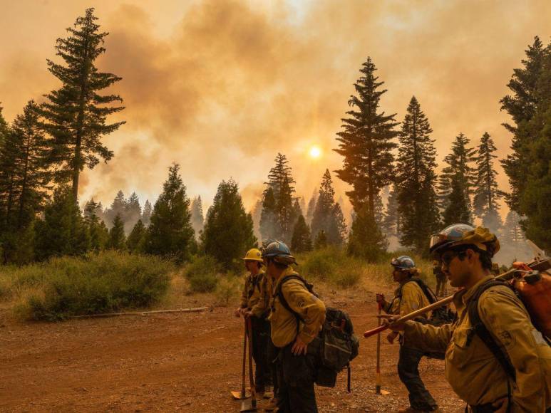 Imágenes del incendio catastrófico que arrasa el norte de California, EUA