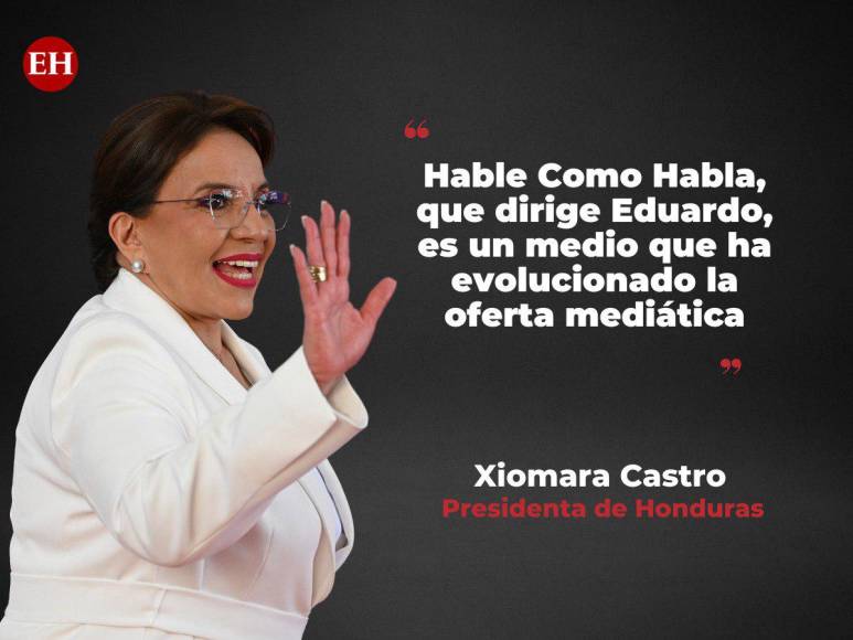 Las frases de la presidenta Xiomara Castro durante la entrega del Premio Álvaro Contreras