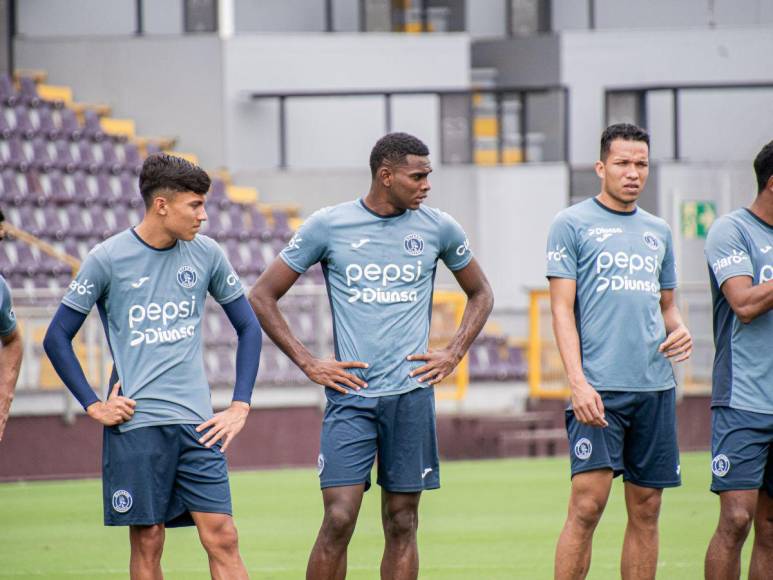 Así se vivió el entrenamiento del Motagua para vencer al Saprissa