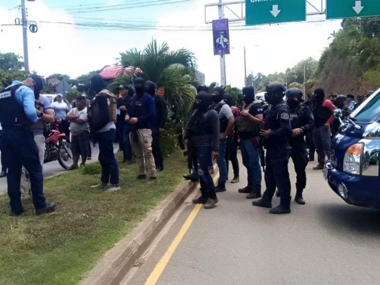 “¡Ya basta de tantos apagones!”: Así fue la toma de carretera en Campamento, Olancho