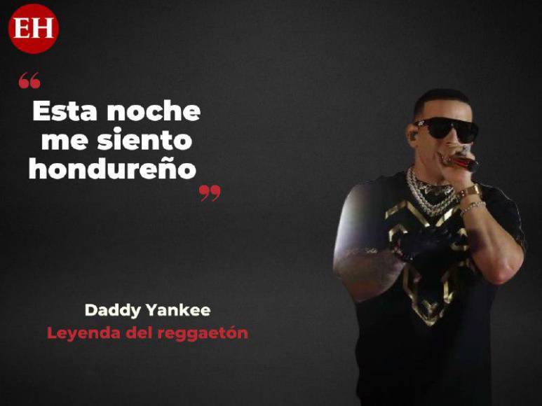 Las inspiradoras frases de Daddy Yankee durante su concierto en Tegucigalpa