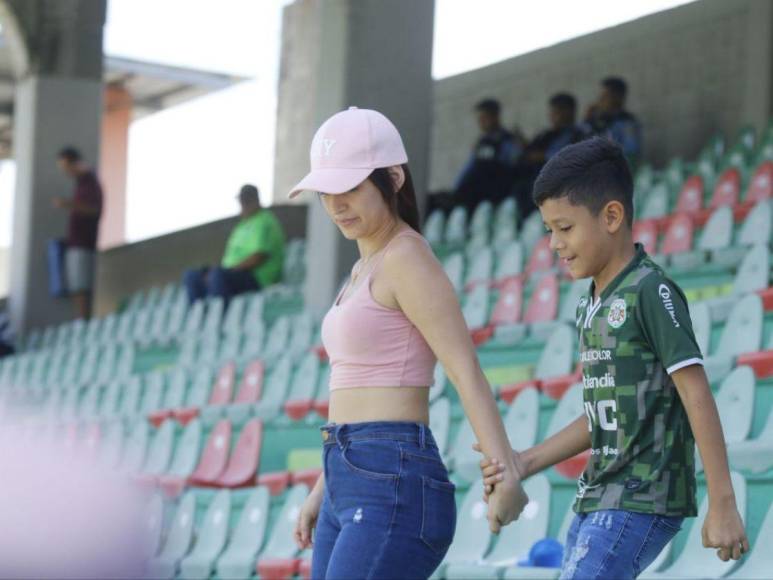 Las bellezas sampedranas que engalanaron el clásico Marathón vs Real España