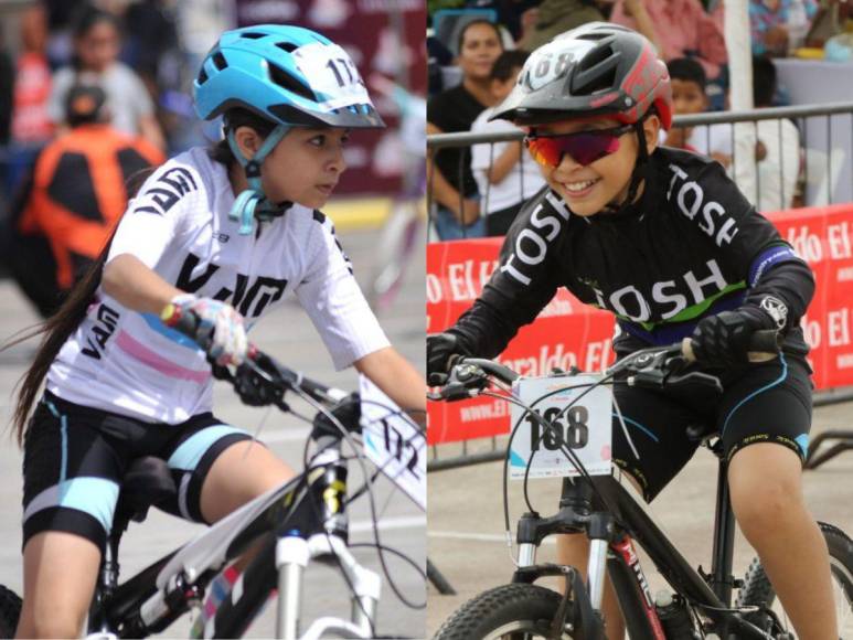 ¡Velocidad y competencia! Los aguerridos ciclistas de 9-10 años