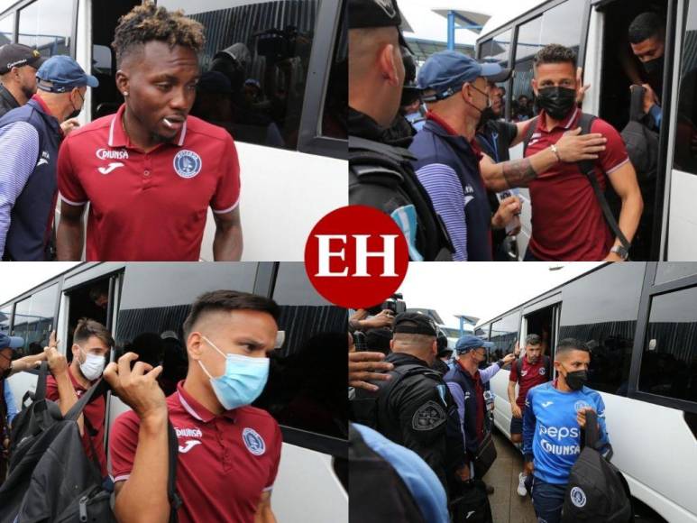 En medio de algarabía de su afición llega Motagua al Chelato Uclés (Fotos)