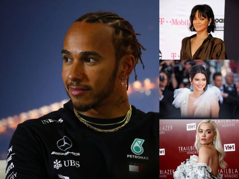 Rihanna, Kendall Jenner, Rita Ora: el pasado amoroso de Lewis Hamilton antes de Shakira