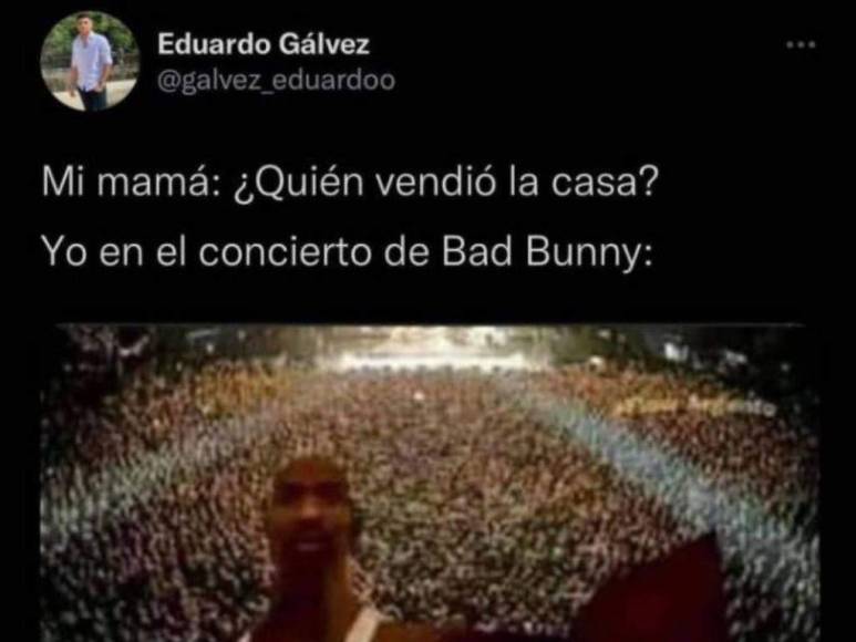 Los memes más divertidos que dejó el anuncio del concierto de Bad Bunny en Honduras