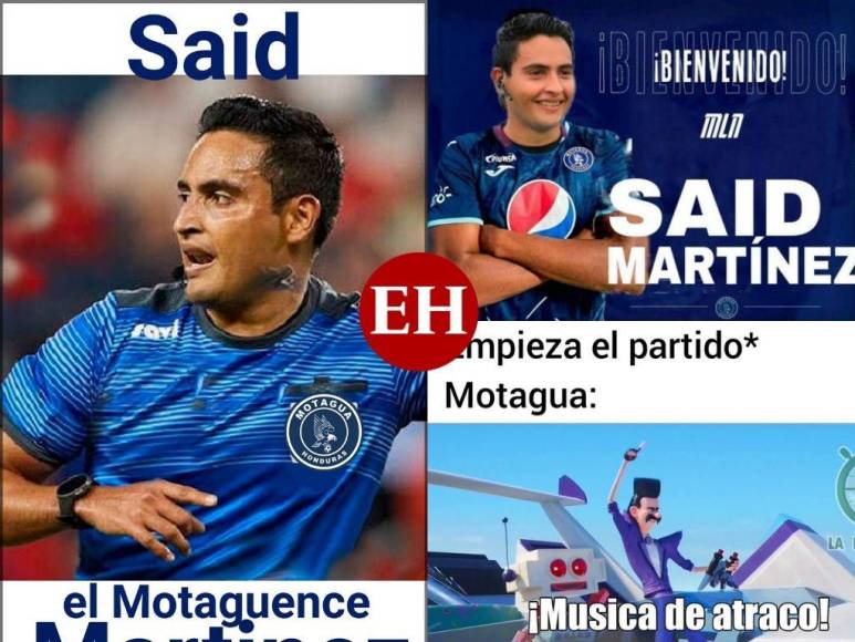 Said Martínez, el gran protagonista de los memes que dejó el empate entre Motagua y Olimpia