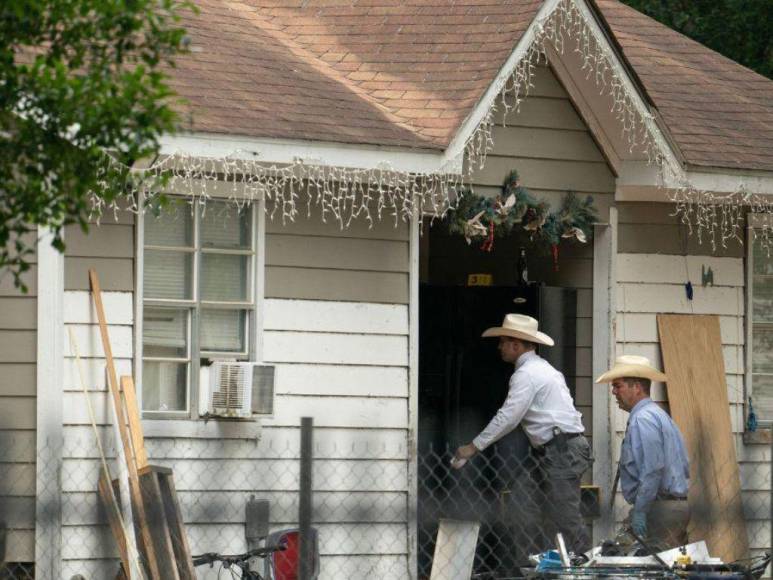 Un altar a la santa muerte encontraron en casa de Francisco Oropeza, supuesto autor de masacre contra hondureños en Texas