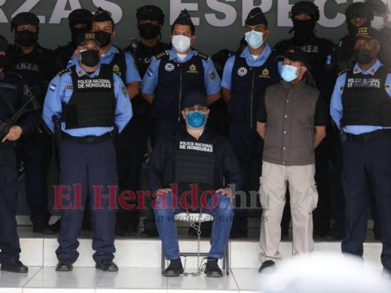 Totalmente blindada amanece Corte Suprema de Justicia por audiencia de JOH (FOTOS)