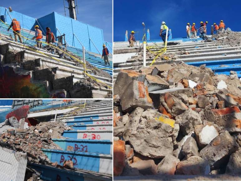 Así van los trabajos de remodelación en el estadio Nacional