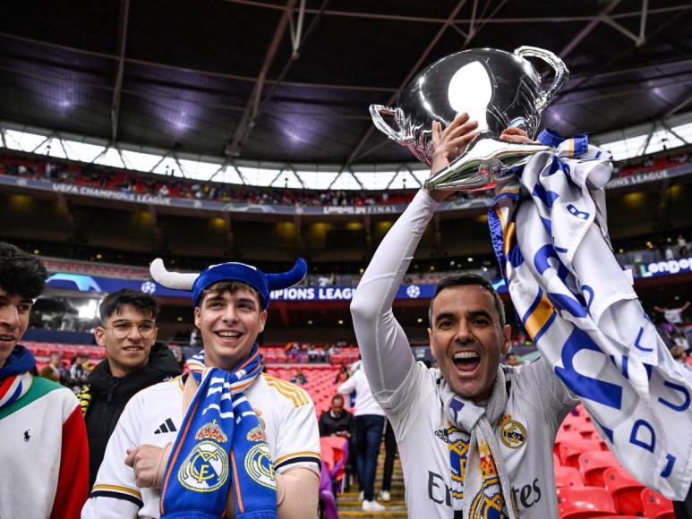 Invitados especiales y locura en la grada: ambiente en Wembley para la final de Champions