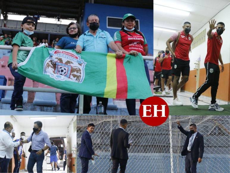 Llegada, revisión y ambiente: primeras imágenes del Victoria vs Marathón en La Ceiba