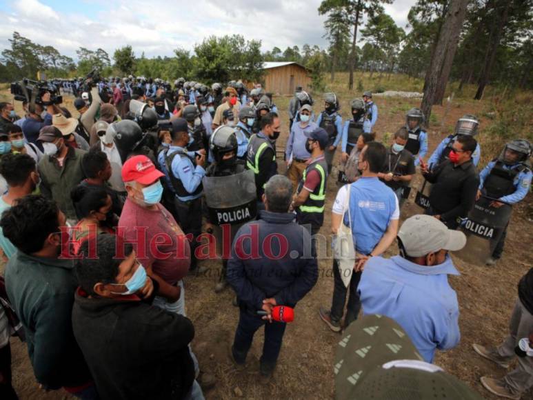 Tras enfrentamiento y diálogo suspenden desalojo en Tierras del Padre