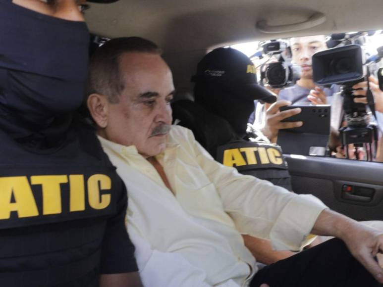 Así llegaron a los juzgados Arturo “Tuky” Bendaña y otros acusados de millonario fraude