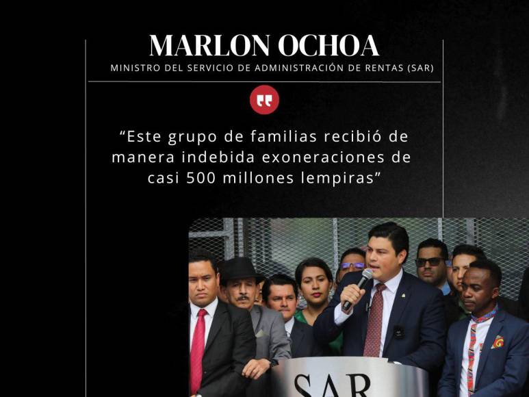 Frases de Marlon Ochoa, titular del SAR, tras entregar pruebas contra empresarios