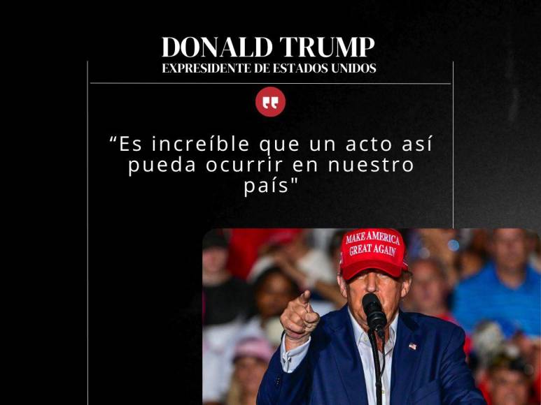 Las frases de Donald Trump tras el atentado en su contra en Pensilvania