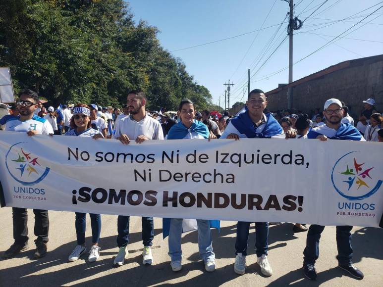 Olanchito dice ‘Libre nunca más’: imágenes de la marcha ‘Por Honduras’