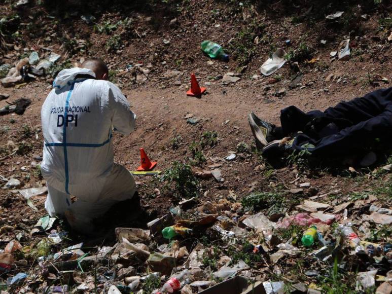 Escena del crimen: dos hombres son acribillados en la colonia Los Pinos