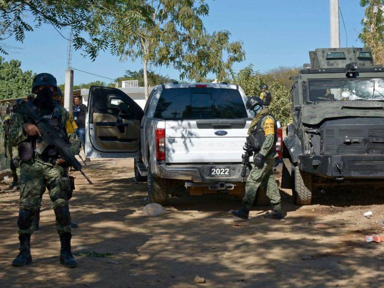 Rastros de sangre e impactos de bala: así quedó la lujosa casa donde capturaron a Ovidio Guzmán