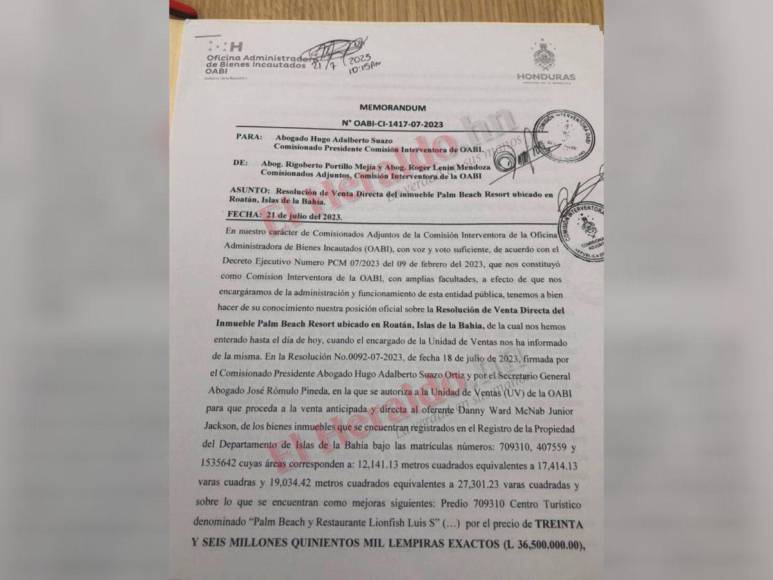 Así es Palm Beach Resort en Roatán, el lujoso resort vendido irregularmente por OABI a 36.5 millones de lempiras