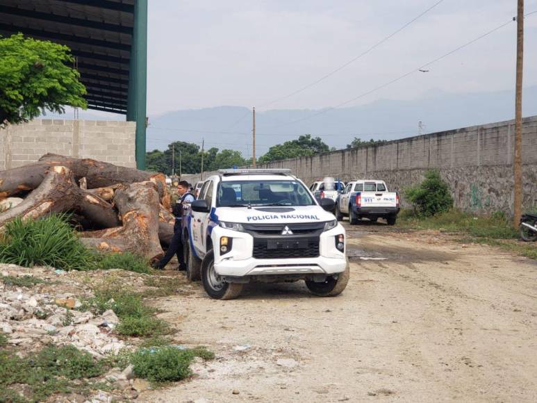 Imágenes de los desalojos en colonias de San Pedro Sula