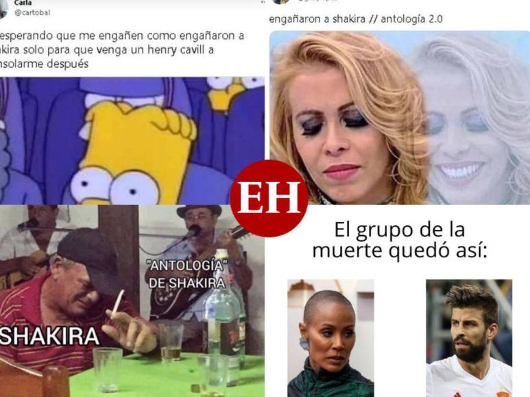 Los memes que provocó la ruptura amorosa de Shakira y Piqué