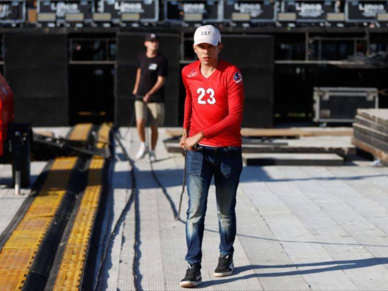 Ultiman detalles en el Estadio Nacional para concierto de Daddy Yankee en Tegucigalpa