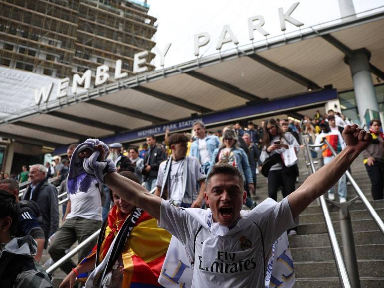 Invitados especiales y locura en la grada: ambiente en Wembley para la final de Champions