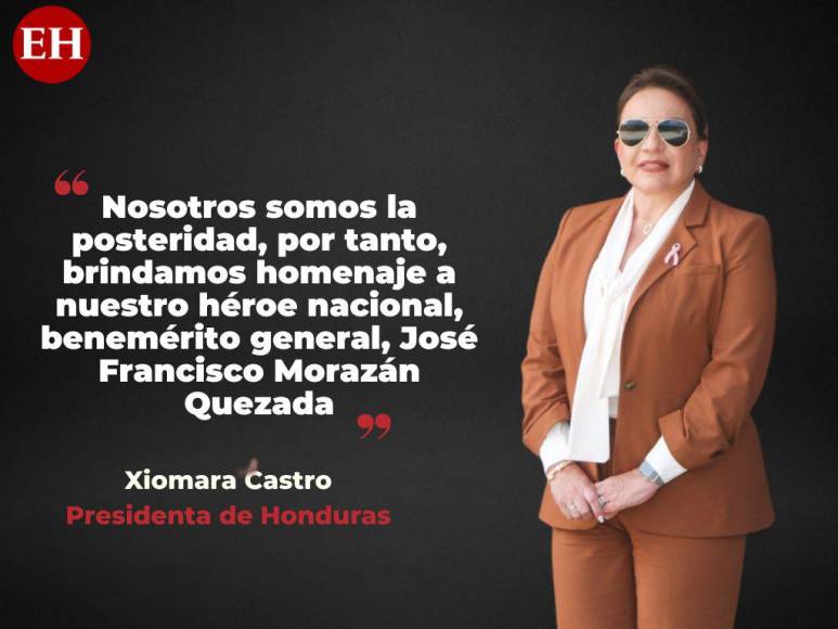 Incluir Cátedra Morazánica en los centros educativos: frases de Xiomara Castro en el Día del Soldado