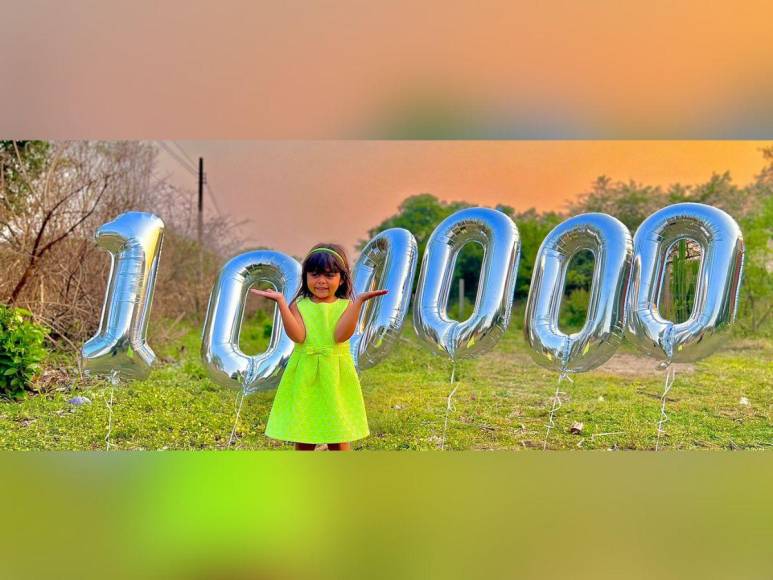 Marie, la hondureña de cuatro años que triunfa en YouTube con más de 100 mil seguidores y una placa de reconocimiento