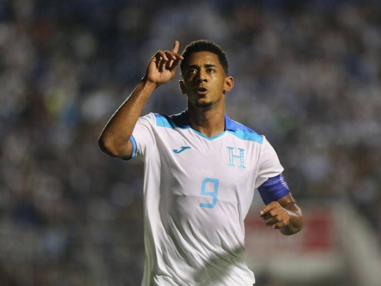 Así celebró los dos goles la Selección de Honduras ante México