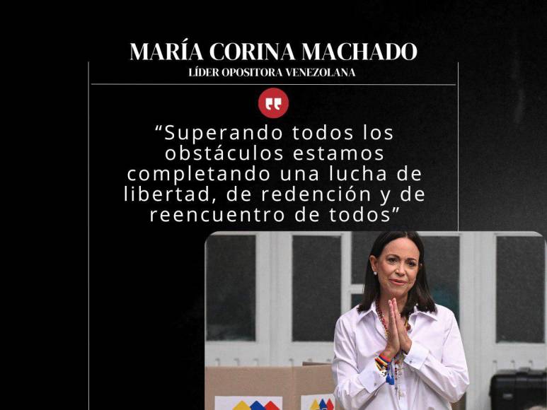 “Estamos haciendo historia”: Frases de María Corina Machado tras elecciones