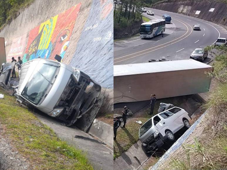 Rastra perdió el control y provocó colisión: las impactantes imágenes que dejó el brutal accidente donde murió un militar en la carretera CA-5