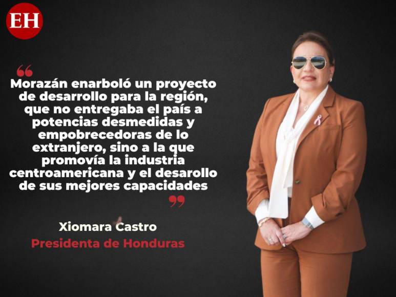 Incluir Cátedra Morazánica en los centros educativos: frases de Xiomara Castro en el Día del Soldado