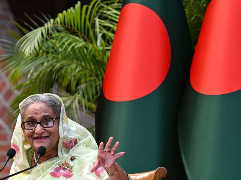 Sheikh Hasina, primera ministra de Bangladesh derrocada tras protesta