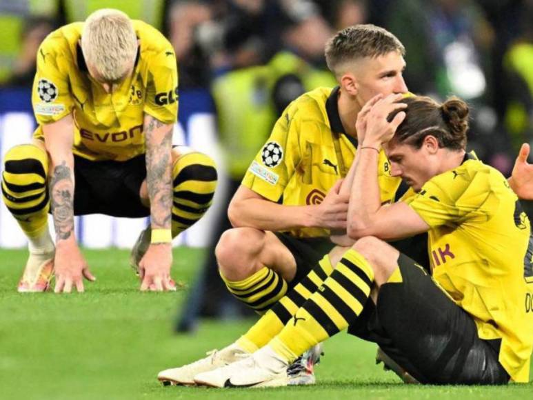 Las triste imágenes del Borussia Dortmud tras perder final contra Real Madrid