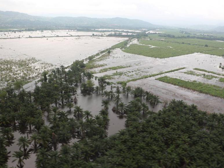 Fuertes lluvias inundan a El Progreso y el Valle de Sula