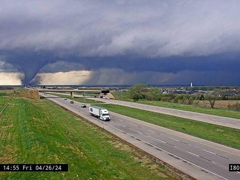 Daños, heridos y alerta en EUA tras tornados en Nebraska y Iowa