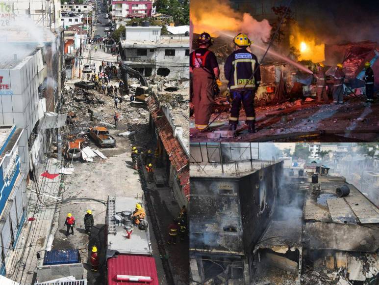 ¡Zona cero! 10 muertos y unos 11 desaparecidos en explosión de zona comercial en República Dominicana