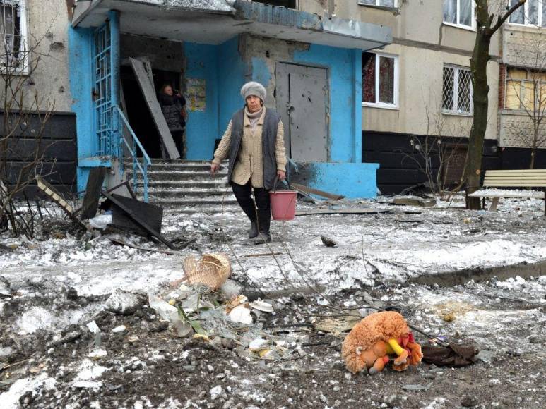 Las imágenes de la devastación en Járkov tras los bombardeos rusos