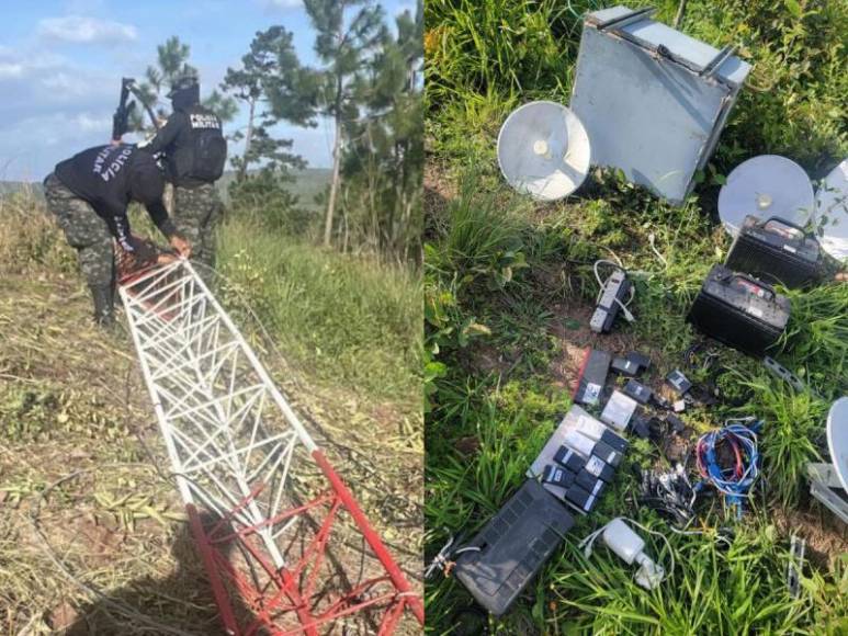 Desmantelan antena de 100 metros que daba red Wifi a cárcel de Támara