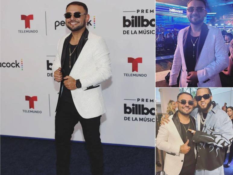 Orgullo catracho: así lució Tailo Paz, el cantante hondureño que deslumbró en los Premios Billboard 2023