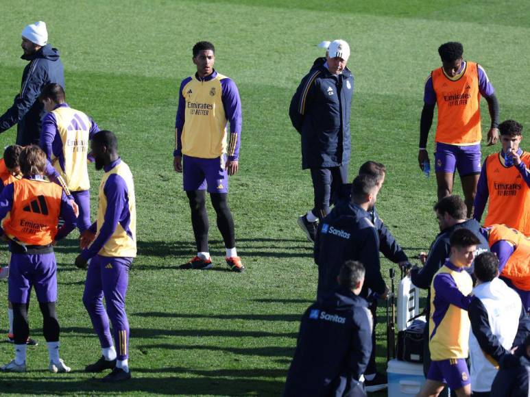 Real Madrid: así fue su primer entrenamiento del año 2024