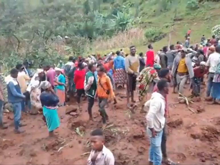 Luto en Etiopía: más de 200 muertos deja deslizamiento de tierra